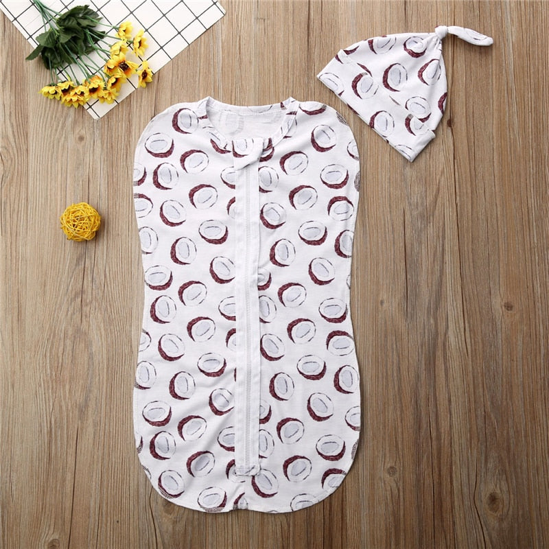 2PCS Soft Baby Swaddle