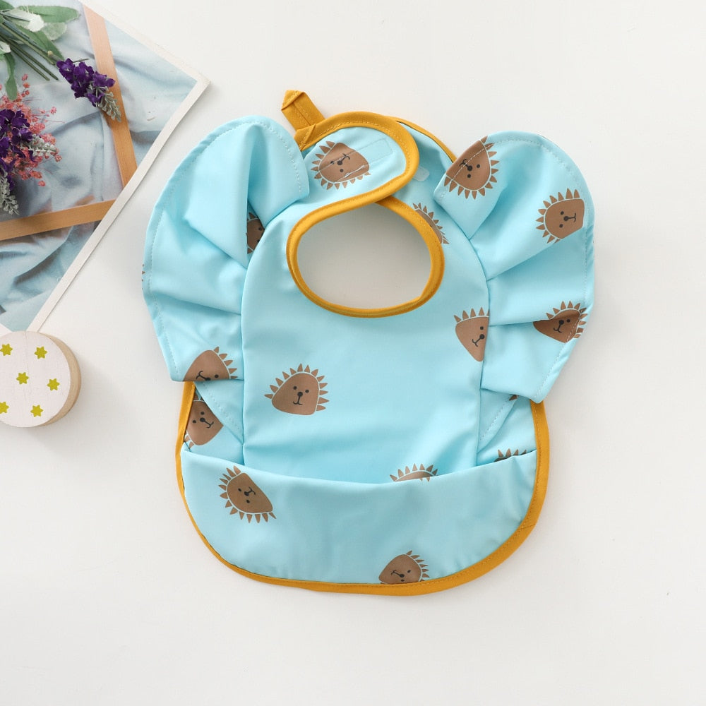 Waterproof Baby Bibs with Angel Wings