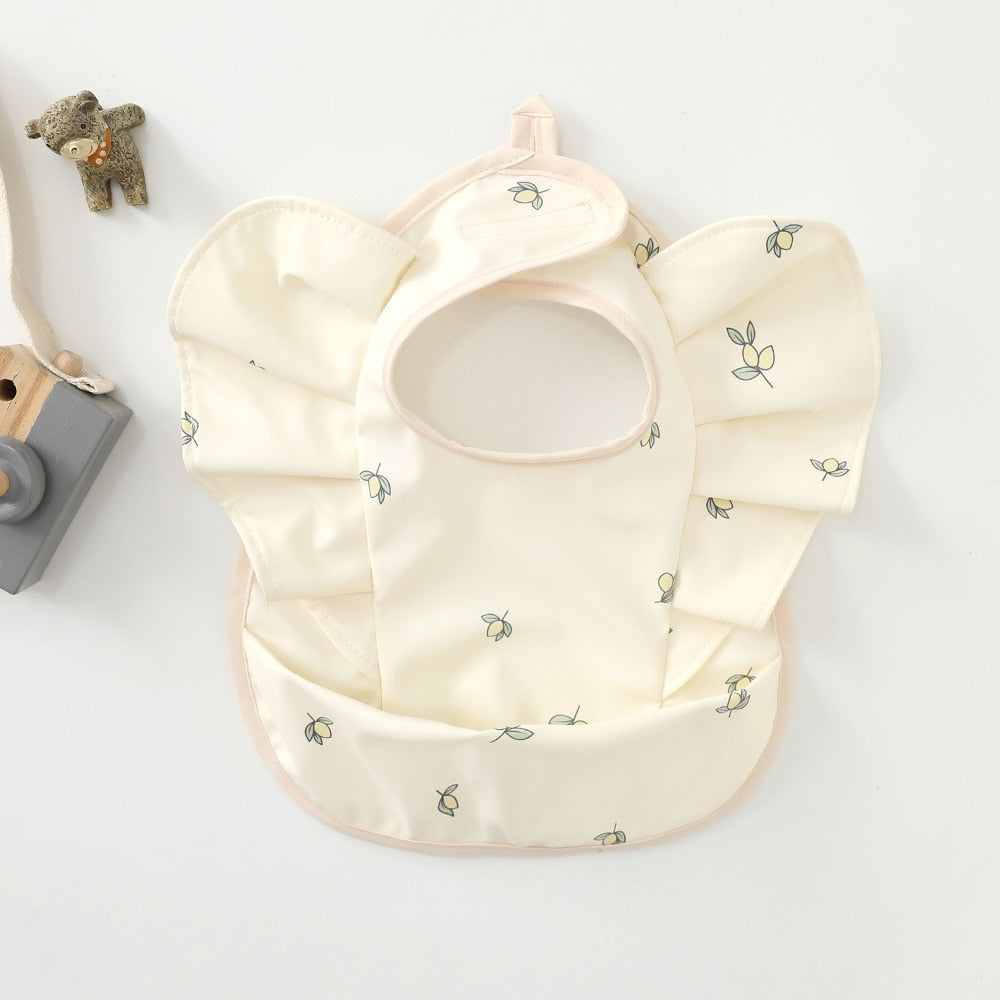 Waterproof Baby Bibs with Angel Wings