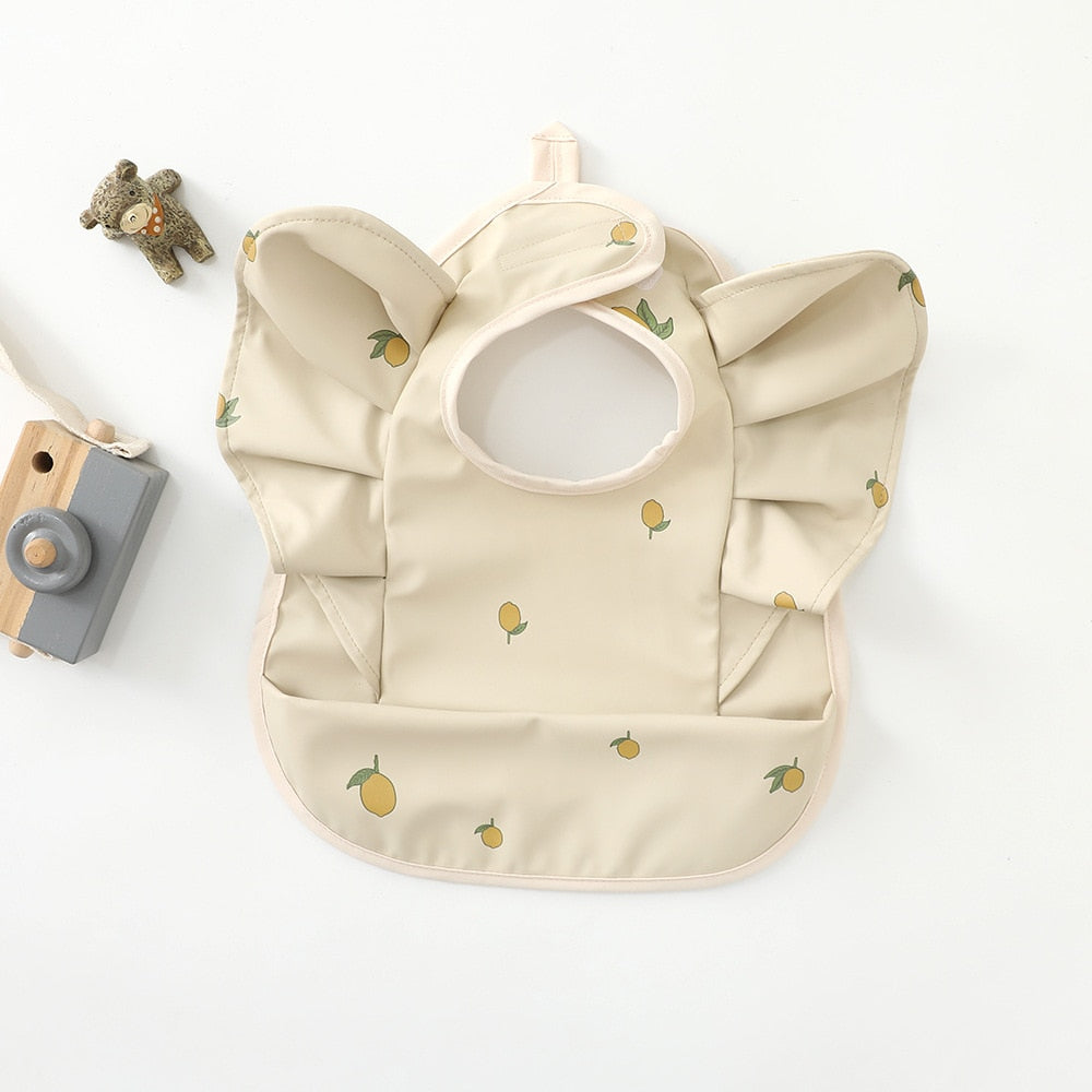 Waterproof Baby Bibs with Angel Wings