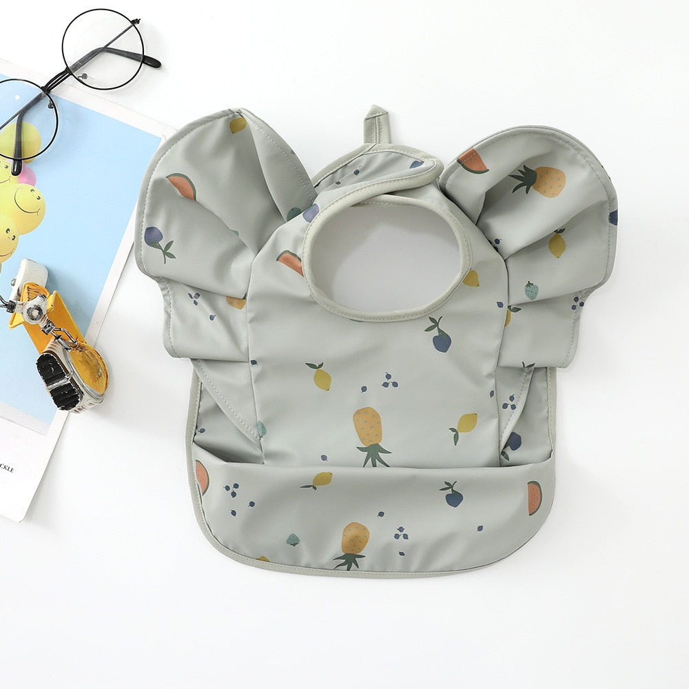 Waterproof Baby Bibs with Angel Wings