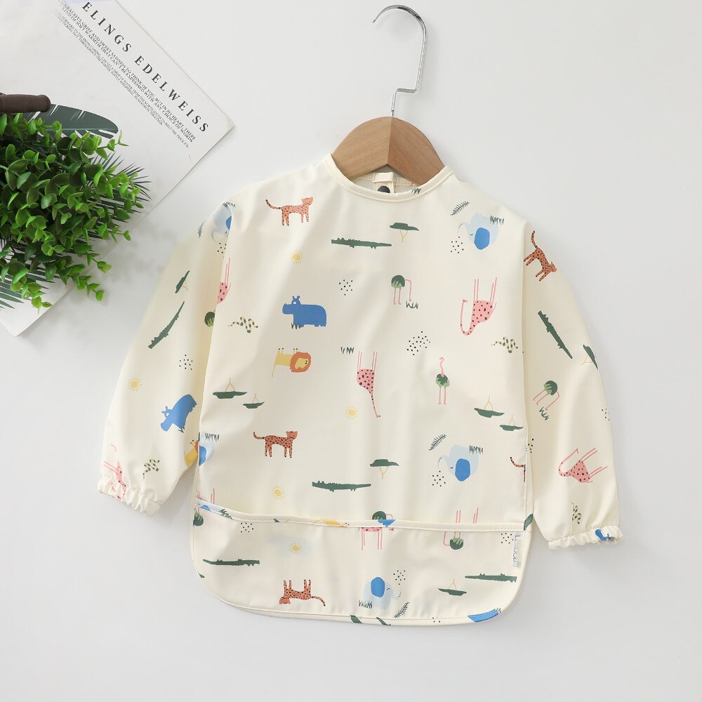 Long-Sleeved Baby Bib