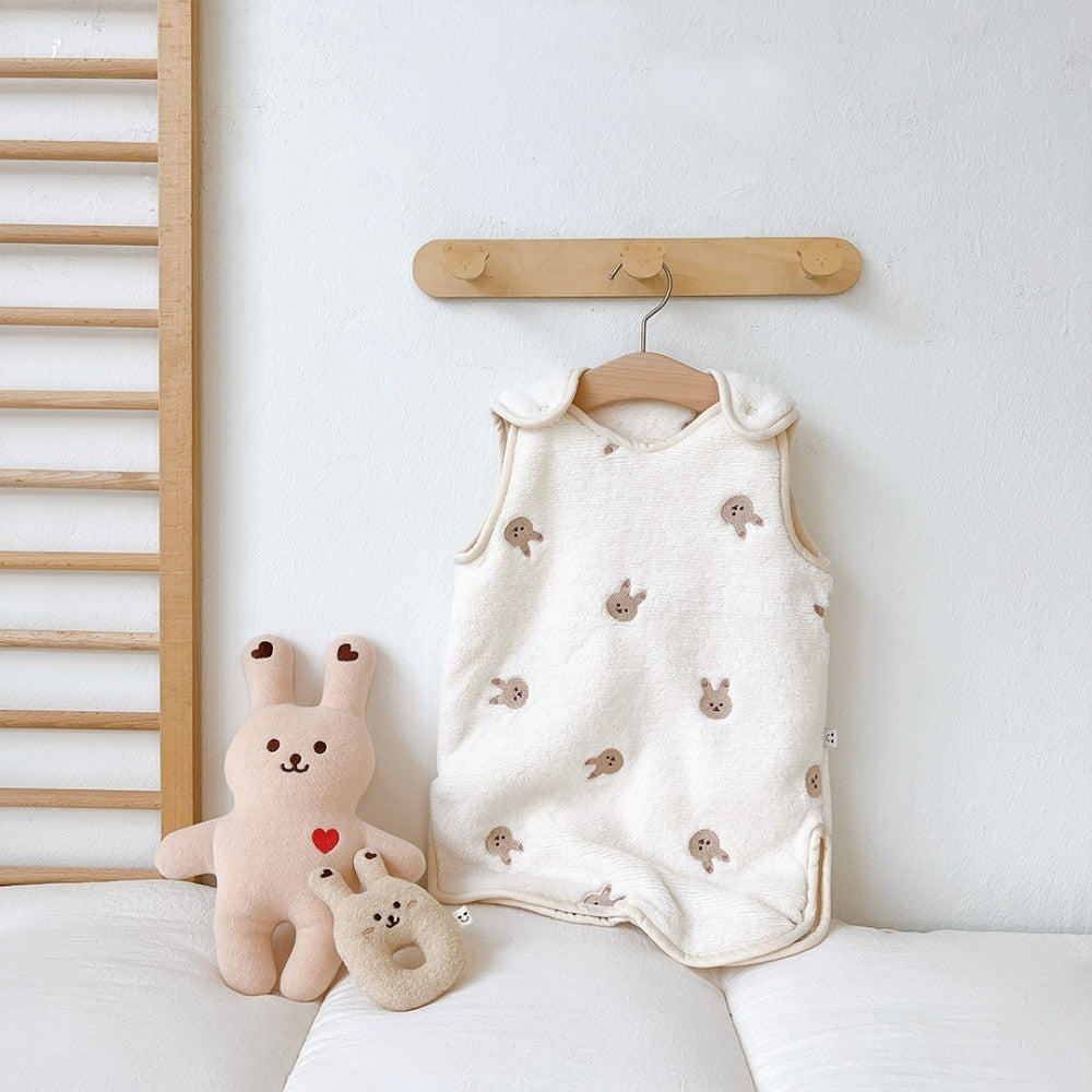 Baby Plush Cotton Gauze Sleeping Bag