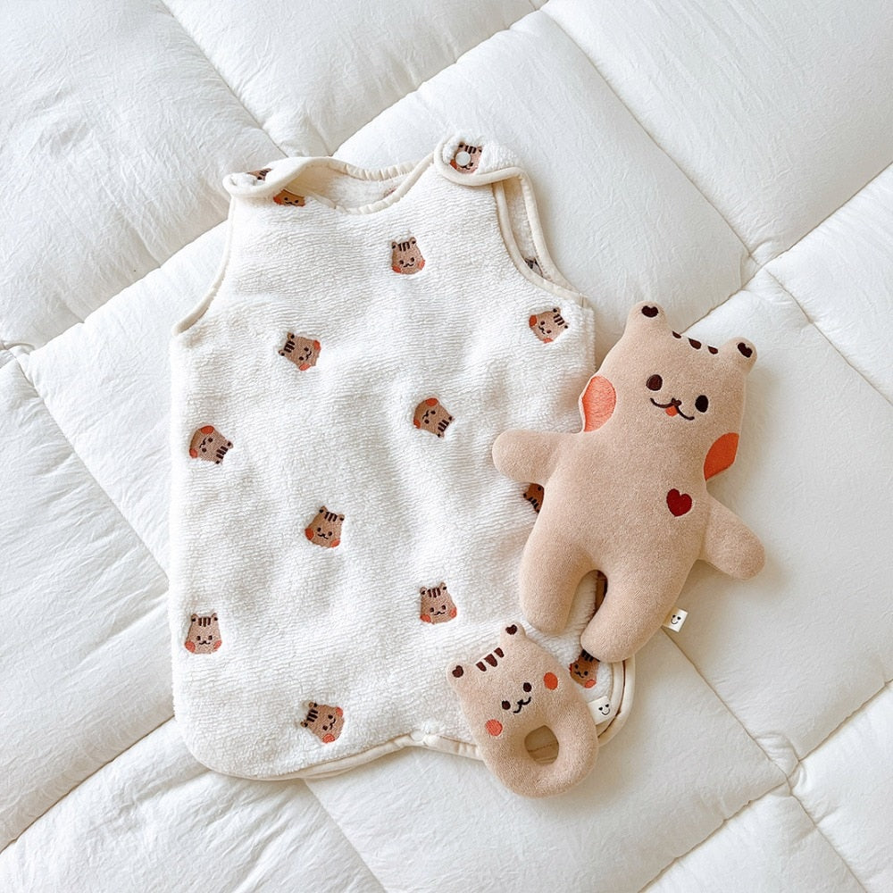 Baby Plush Cotton Gauze Sleeping Bag