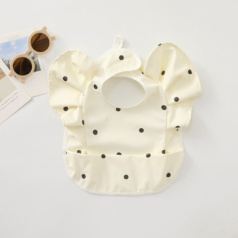 Waterproof Baby Bibs with Angel Wings