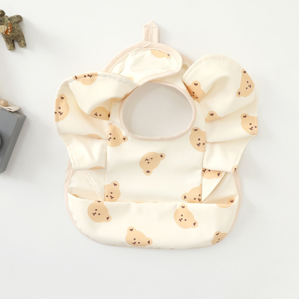 Waterproof Baby Bibs with Angel Wings