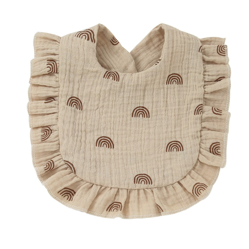 Soft Cotton Lace Baby Bib