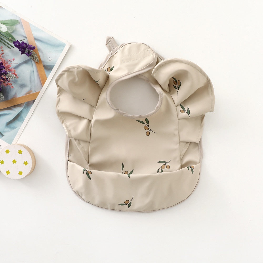 Waterproof Baby Bibs with Angel Wings