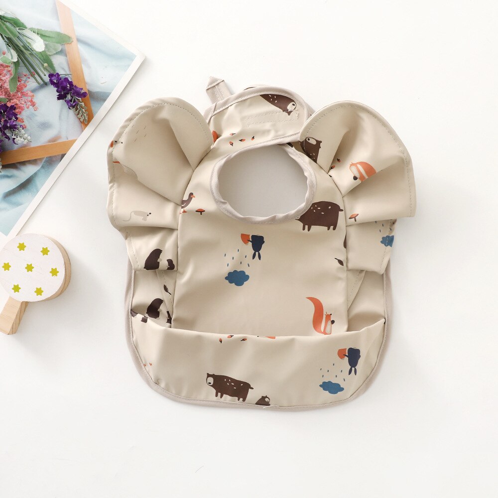 Waterproof Baby Bibs with Angel Wings