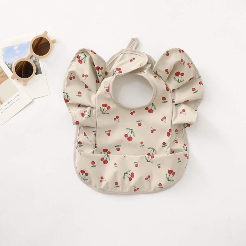 Waterproof Baby Bibs with Angel Wings