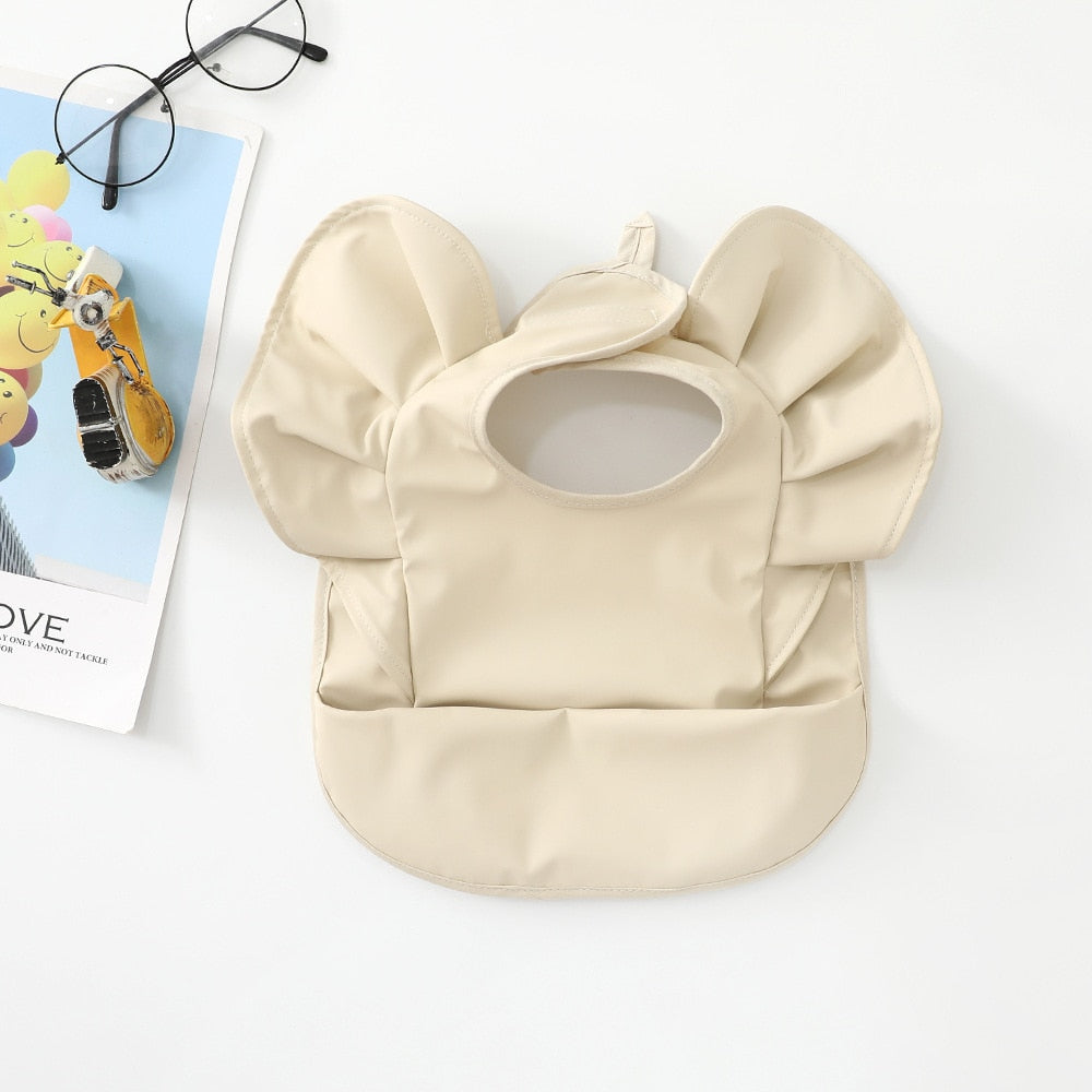 Waterproof Baby Bibs with Angel Wings