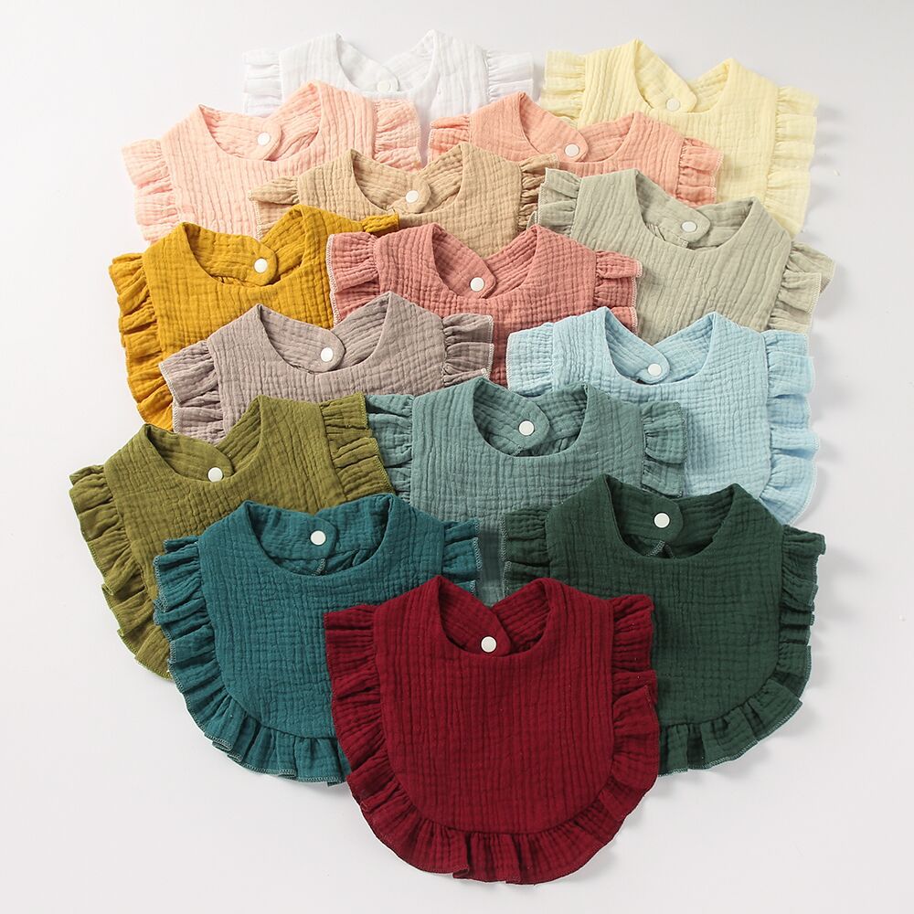 Soft Cotton Lace Baby Bib